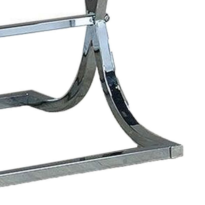 Rakel End Table, Chrome