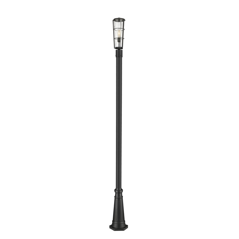 Charli Seeded Lamp Post (Full), 113.25" H x 6" W x 6" D