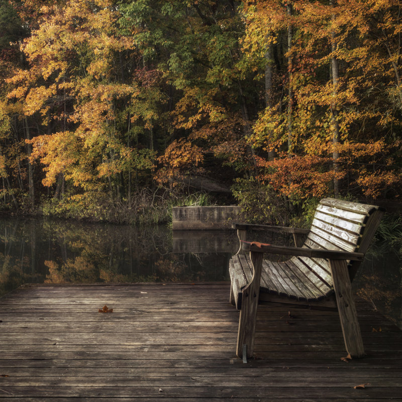 Repos d'automne, H 20 po x l 20 po