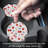 Cherry Stars 2 Pack Stone Car Coasters