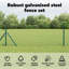 Vidaxl Chain Link Fence With 7 Posts Galvanised Steel-114858438-114858445