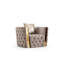 Ensemble de 3 pièces capitonnées avec tissu velours et détails Lamine