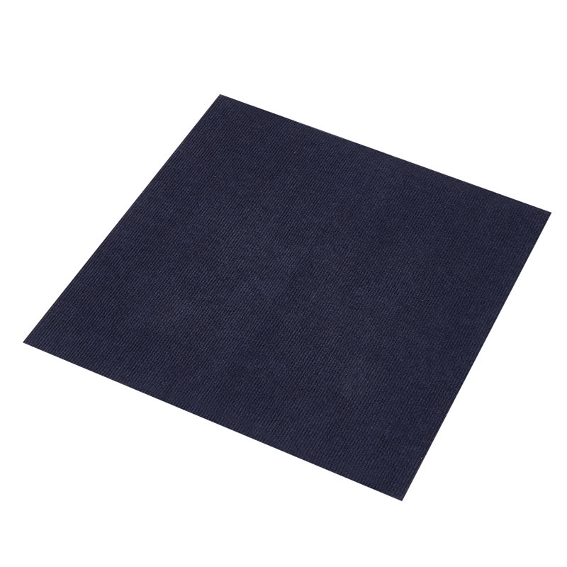 20pcs Polyester No-Residue Self-Adhesive Carpet Tiles, Blue