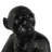 Trinx 20" Monkey Table Lamp With Bulb, Enigmatic Black