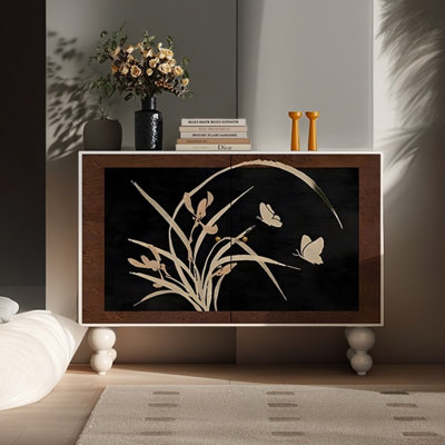 Armoire décorative élégante et simple à double porte