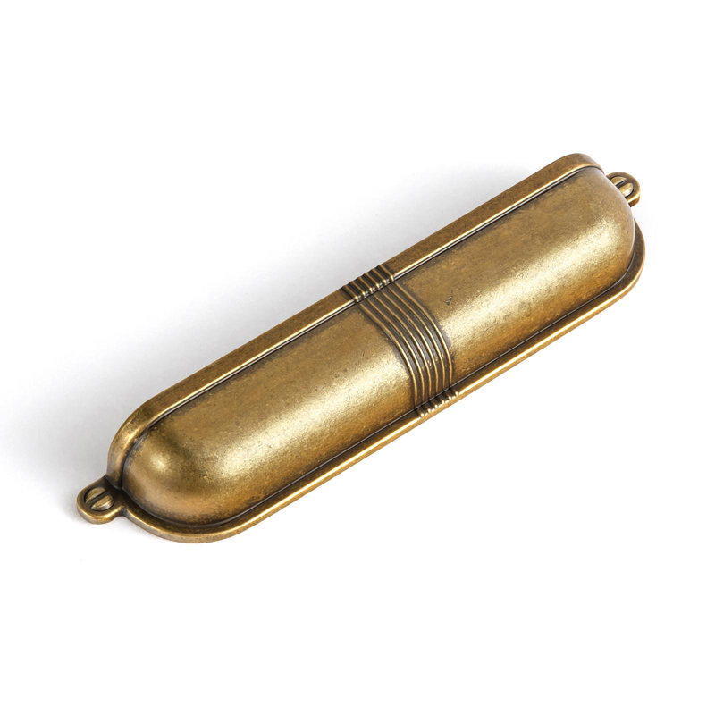 Ensemble de poignées pour tasses / poignées, 5", Laiton antique