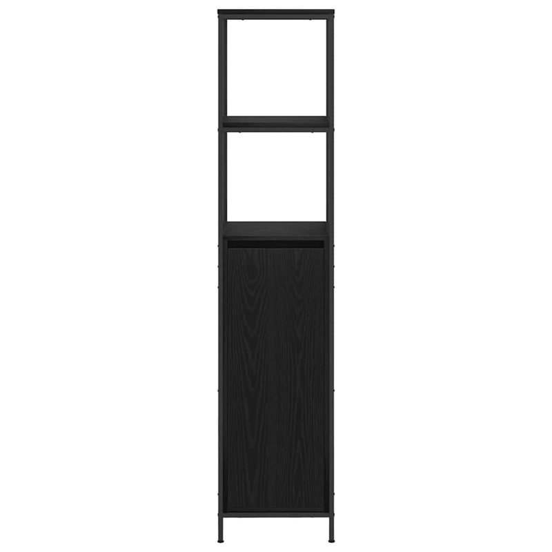 Bathroom Cabinet, Black Oak