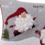 Housse de coussin décorative Noël père Noël 12 x 20 pouces