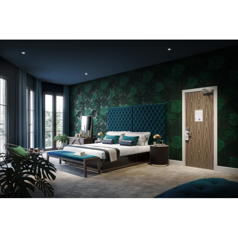 Solid Internal Fire Doors Lacquered, 204cm H x 68.6cm W x 5.4cm D