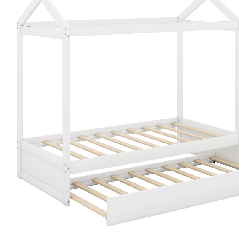 Lit simple avec lit gigogne