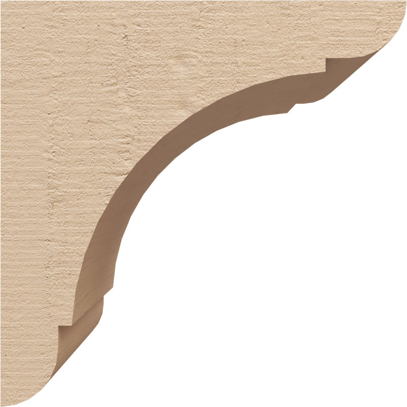 Bois de cèdre brut olympique TimberThane Corbel, brun clair apprêté, H 6 po x l 6 po x P 6 po