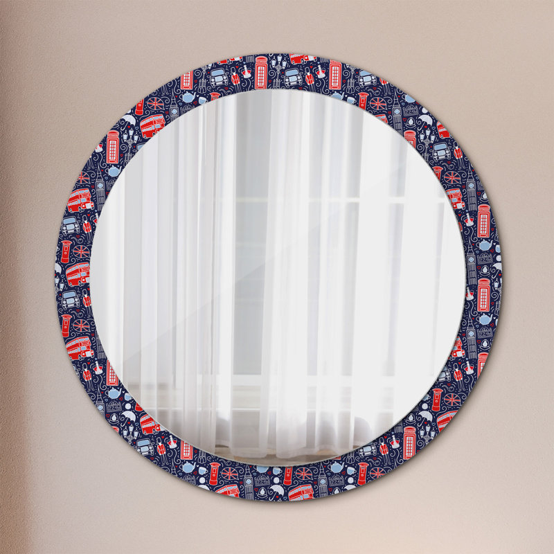 Huldar Glass Flat Wall Mirror