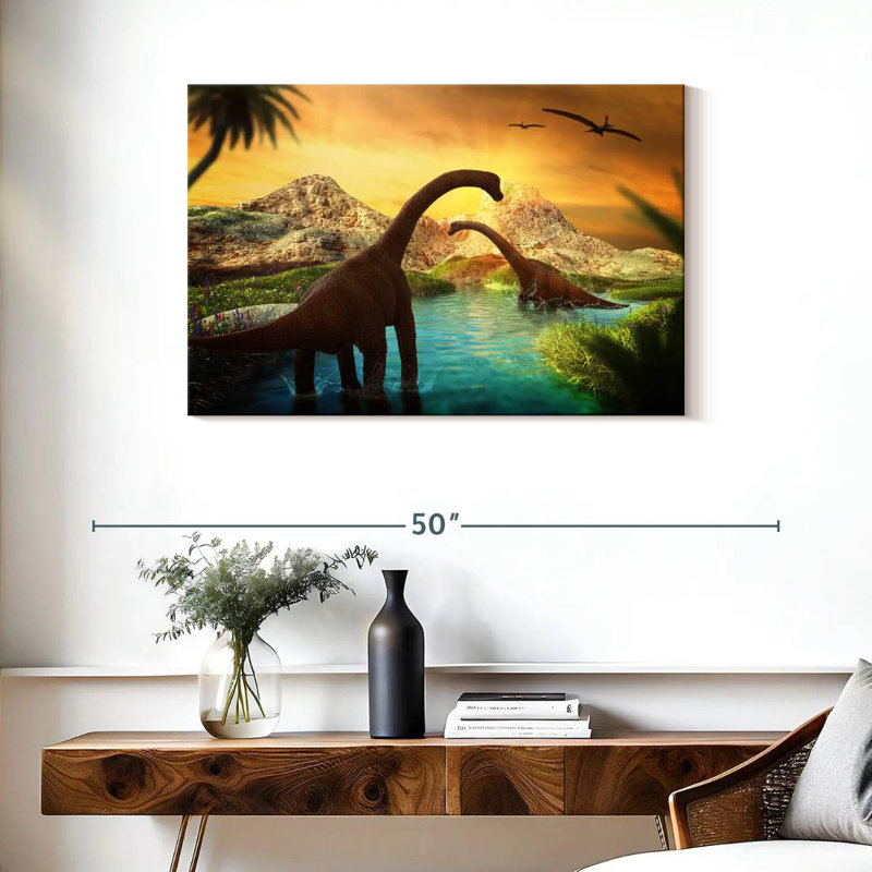 Brampt Sauropods, 24" H x 36" W