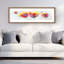 Fleurs colorées avec papillon - décor de chambre à coucher imprimé floral-1399676383-1399676382