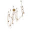 108" Long Castiliolite Trapeze 8 Light Chandelier