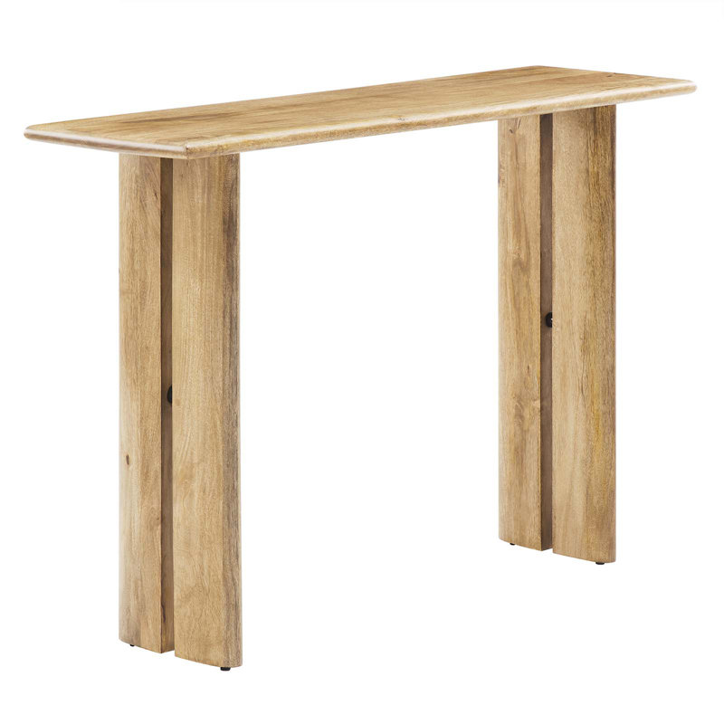 Modway Amistad Wood Console Table, Oak