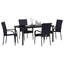 Garden Dining Set 5 Pcs PE Rattan-1226551890