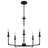 Nahjay 5 - Light Steel Dimmable Chandelier-994374490