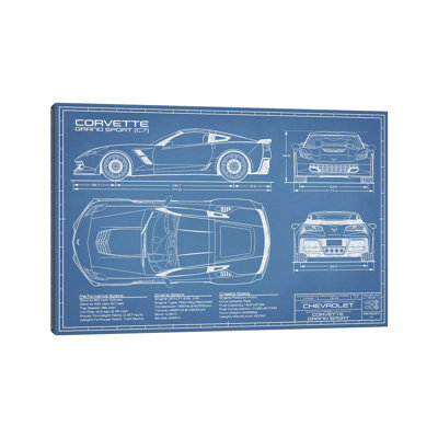" Corvette (C7) Grand Sport Blueprint "