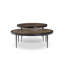 Yoko Nesting Set Of 2-Smoked Brown Cast Glass-1549576928