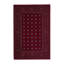 Dubai area rug Machine Woven Rectangle Red-93557178