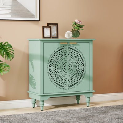 Spacious Storage Sideboard, Mdf & Ash Wood, American Style For Home