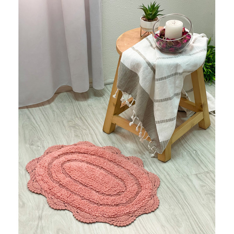 Casanova Non-Slip, Blush Pink, 24" L x 17" W