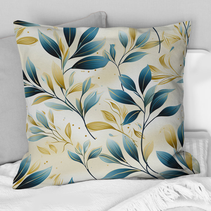 Coussin Coastal Neutrals - Plants, H 18 po x l 18 po