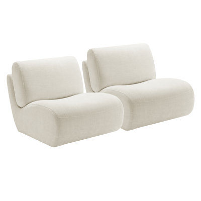 Nita 32.68'' Swivel Upholstered Accent Chair.