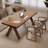 Light-walnut Rectangular Solid Wood desk-1803528570