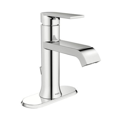 Robinet de salle de bain monotrou avec drain Moen Genta LX
