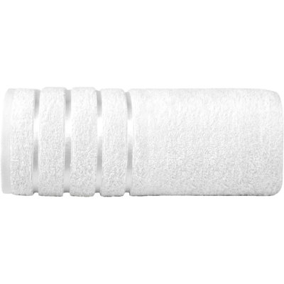 Elegant Comfort 100% Turkish Cotton 4 Lines Viscose Stripe Jumbo Bath Towel - Hotel Spa Quality Extra Large 35 X 70 Inch Bath Towel Ultra Soft