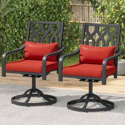 Ensemble de 2 chaises de patio Mercedie