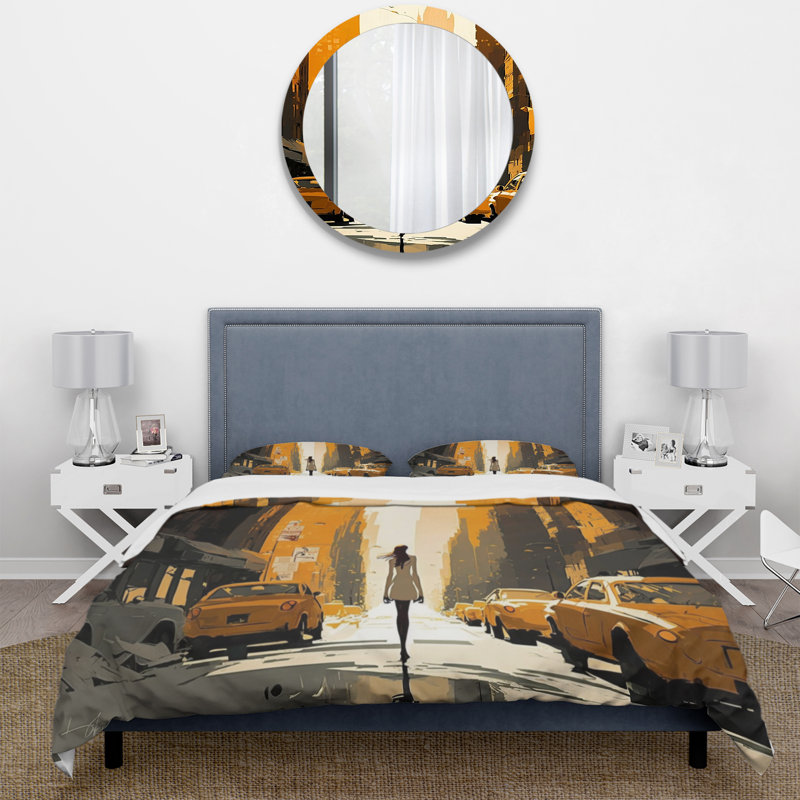 Literie , Housse de couette simple + 1 taie décorative stan