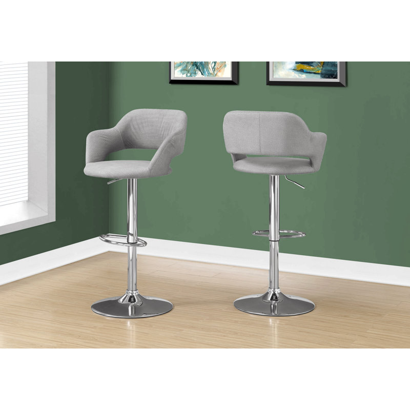 Tabouret de bar, pivotant, hauteur de bar, réglable, aspect cuir