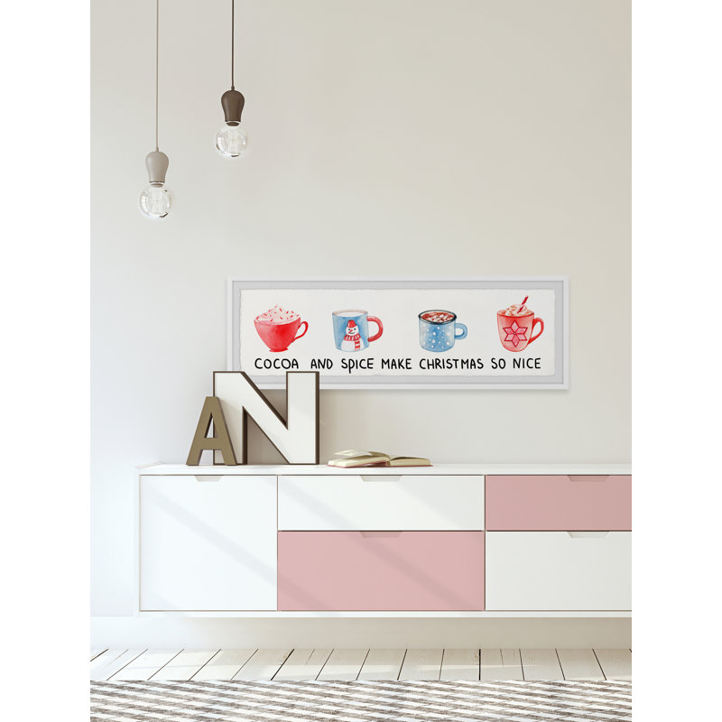 Cocoa And Spice - Single Picture Frame Panoramic Print, 38cm H x 114cm W x 3.81cm D