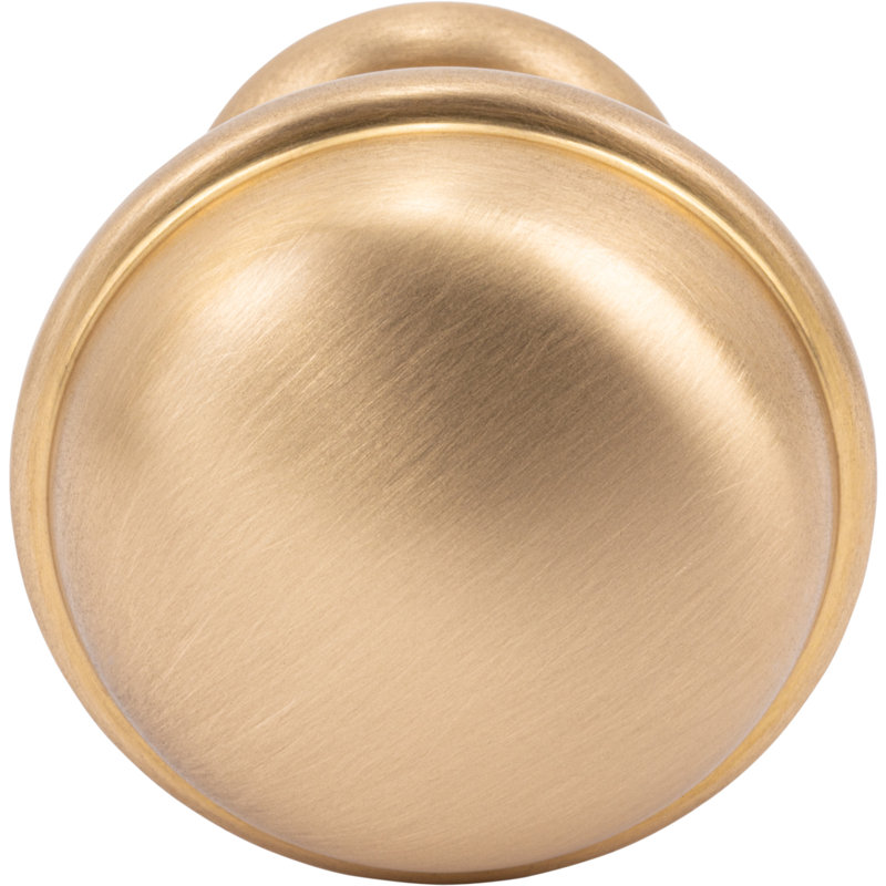 Ronan Diameter Round Knob, Satin Brass, 1 1/2"