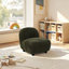 Chaise d'enfant moderne de 56 cm de large, rembourrée et douce, avec tablette latérale intégrée-1948853446