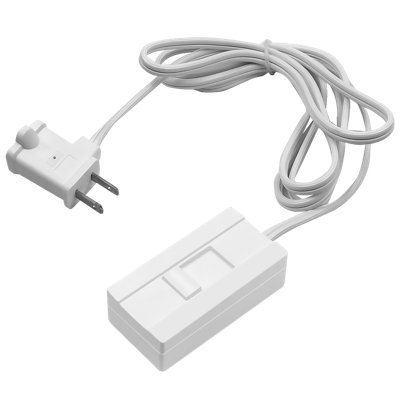 Gradateur de table à brancher avec contrôle à glissière pour lampes TopGreener - blanc (paquet de 3)