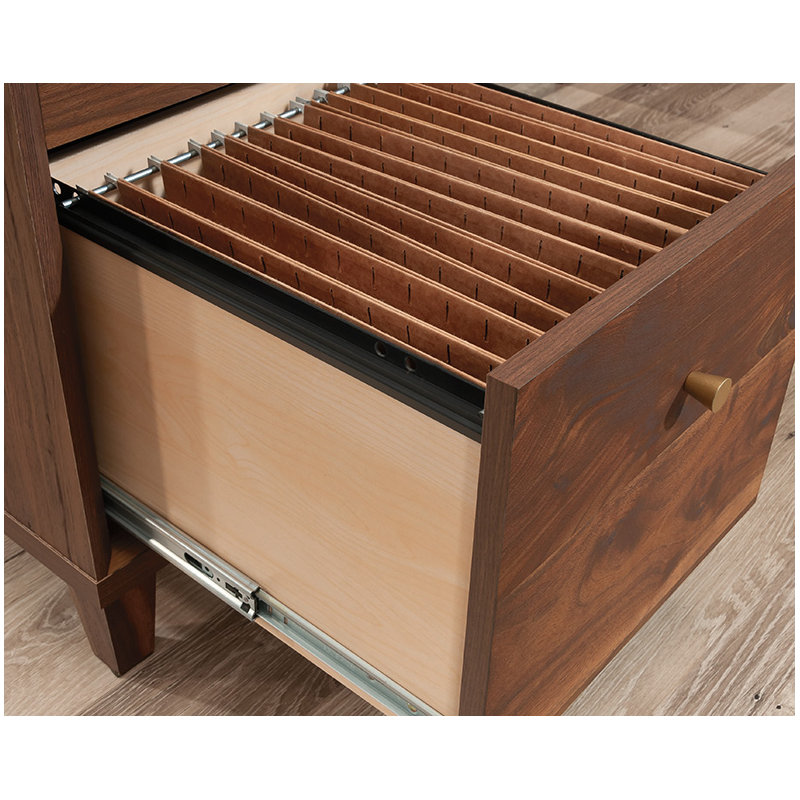 Bureau en L en noyer Grand
