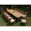 Mallorca Outdoor 13 - Piece Teak Dining Set-1598109278-1598109264