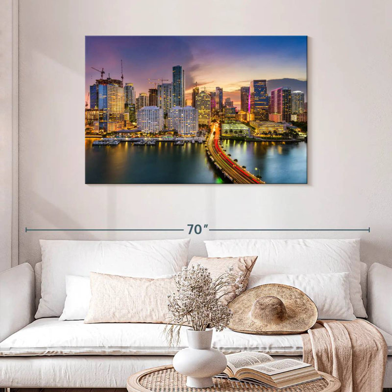 Horizon de Sirci à Miami, H 30 po x l 45 po