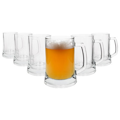 Rink Drink 500ml Glass Beer Mug Glassware
