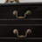 Black Solid Wood Console Table-1230054507