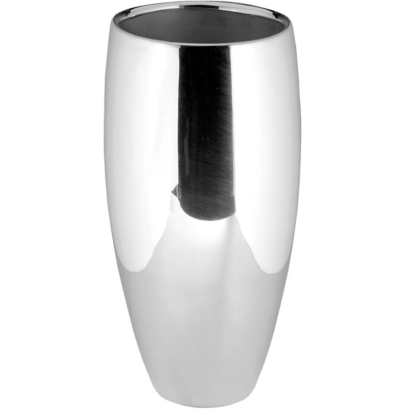Africa Handmade Metal Floor Vase, Smooth, 40cm H x 21cm W x 21cm D