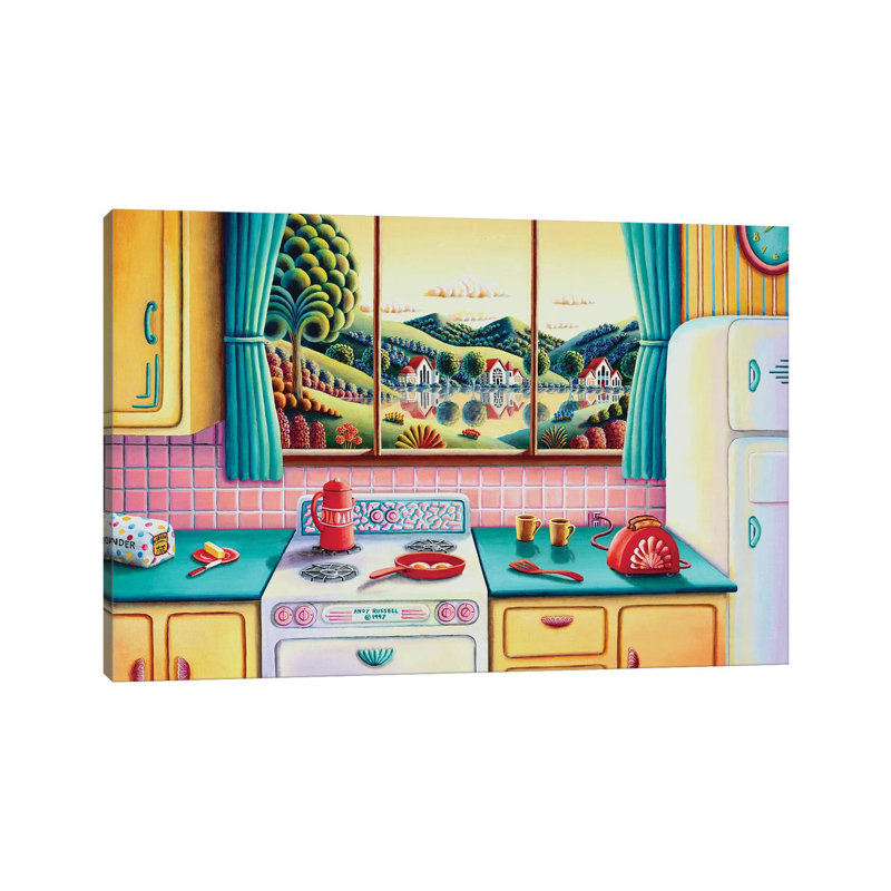 Breakfast Of Champions by Andy Russell - Wrapped Canvas Print