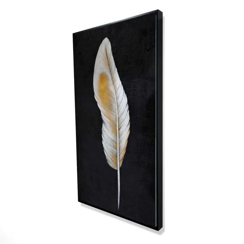Impression de plumes sur toile