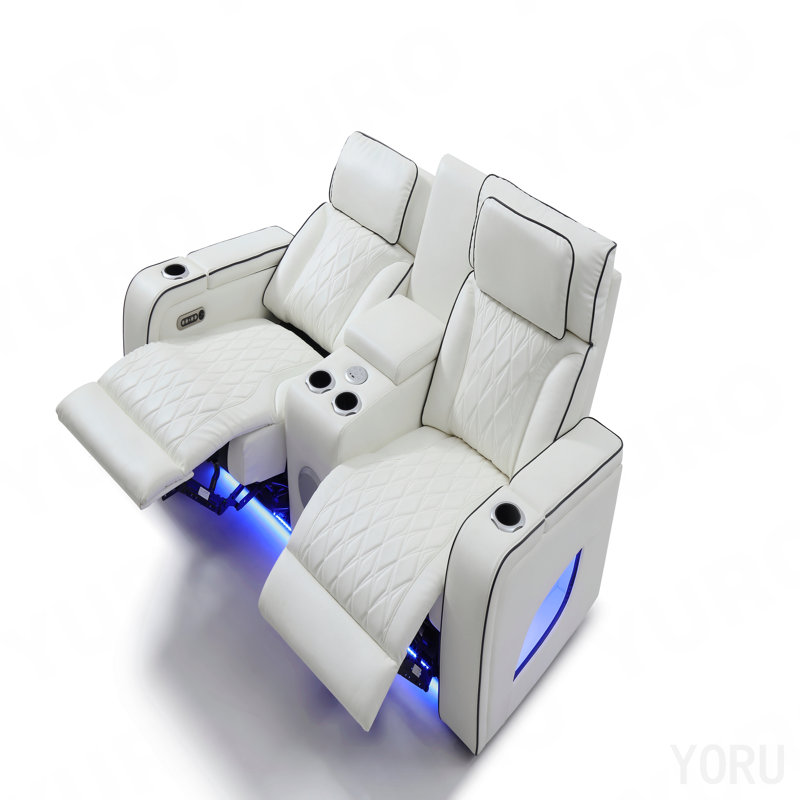 Causeuse inclinable, blanc