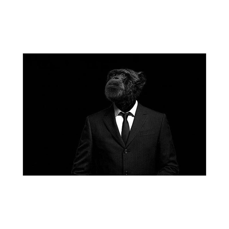 The Interview by Paul Neville - Wrapped Canvas Print