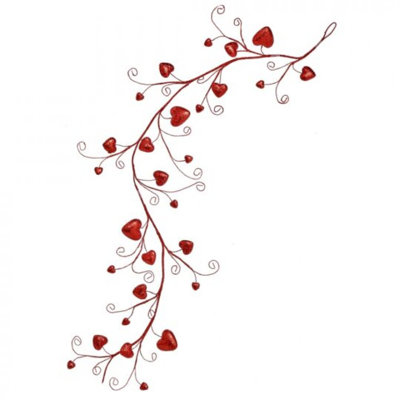 Guirlande rouge à paillettes